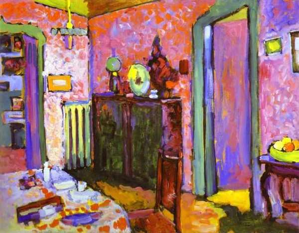 Interior My Dining Room by Abstract expressionism