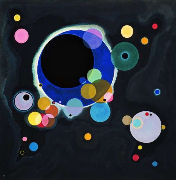 Several Circles by Abstract expressionism